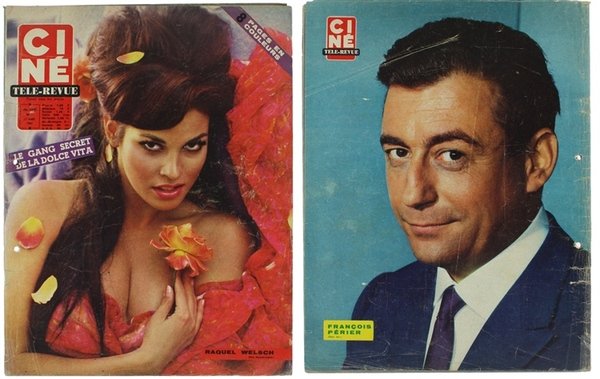 CINE TELE-REVUE. 45e Année - 1965. Six numéros: 11, 22, …