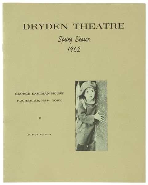 DRYDEN THEATRE. Spring Season 1962.