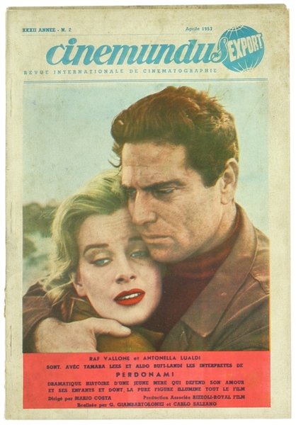 CINEMUNDUS EXPORT. Revue Internationale de Cinematographie. 1953 n. 1 e …