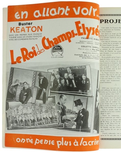 LA CINEMATOGRAPHIE FRANÇAISE - N° 847.