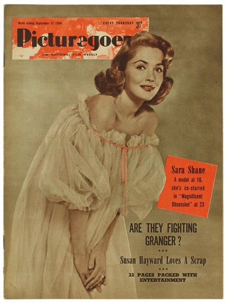 PICTUREGOER The National Film Weekly, September 11, 1954. Front Cover: …