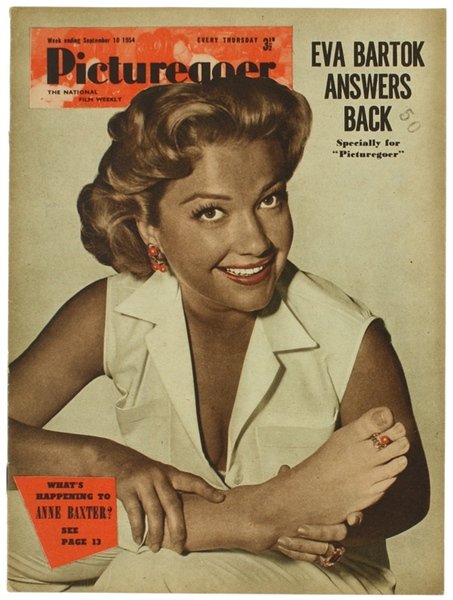 PICTUREGOER The National Film Weekly, September 18, 1954. Front Cover: …