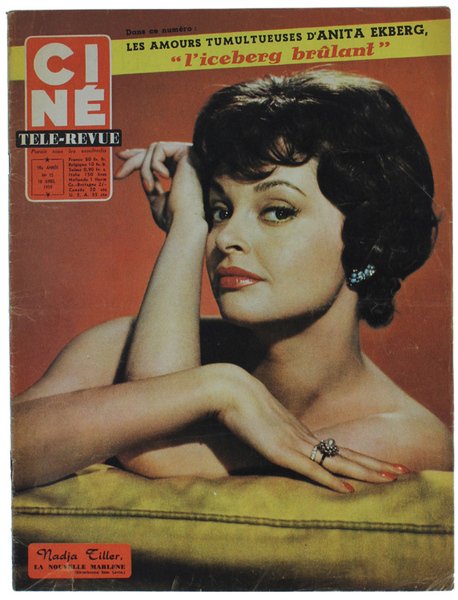 CINE' TELE REVUE. 39e Année, N. 15 (Nadja Tiller, Alita …