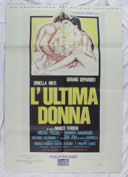 L'ULTIMA DONNA (1976) - Reprint dell'affisso originale. Poster a colori … | Immagine principale