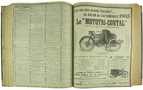 LE CHASSEUR FRANÇAIS. Années complètes 1905+1906.