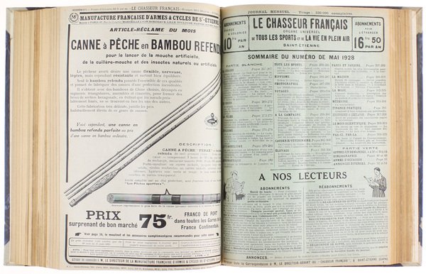 LE CHASSEUR FRANÇAIS. Année complète 1928.