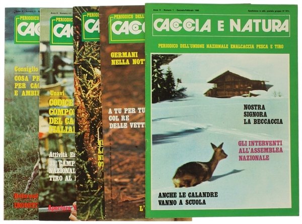 CACCIA & NATURA. Annata 1980 completa.