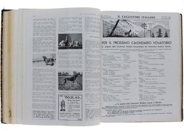 IL CACCIATORE ITALIANO - Annata 1935 completa.