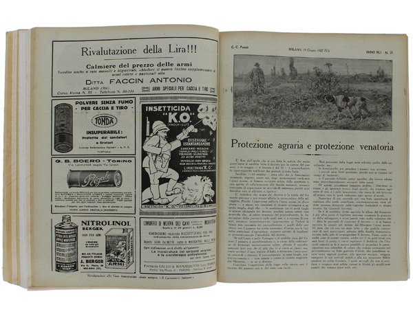 IL CACCIATORE ITALIANO - Annata 1927 completa.