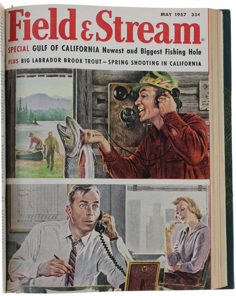 FIELD & STREAM - Volume LXII/1957 complete (12 issues bound …