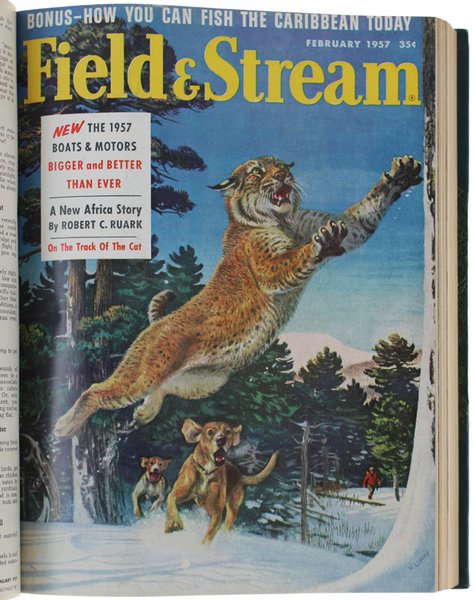 FIELD & STREAM - Volume LXII/1957 complete (12 issues bound …