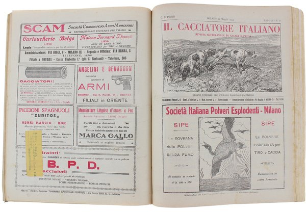 IL CACCIATORE ITALIANO - Annata 1924 completa.