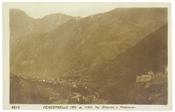 FENESTRELLE (Alt. m. 1150) - Val Chisone e Panorama (Cartolina).