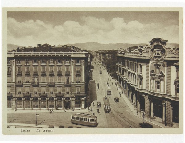 TORINO. Via Cernaia (Cartolina).