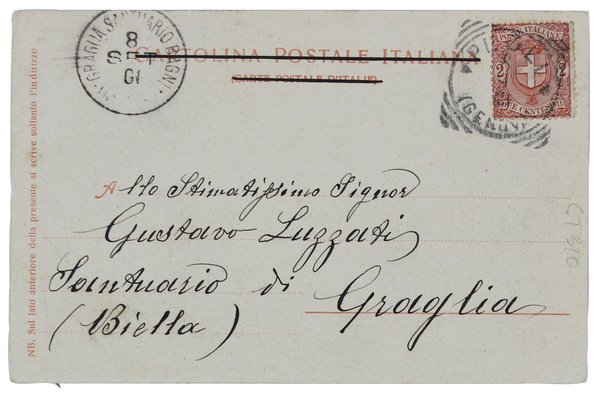 PEGLI - VILLA ROSTAN (cartolina 1901) | Immagine principale