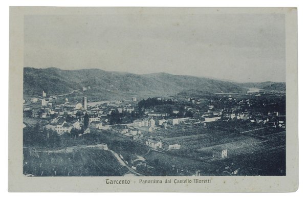 TARCENTO - PANORAMA DAL CASTELLO MORETTI (cartolina inizio '900)