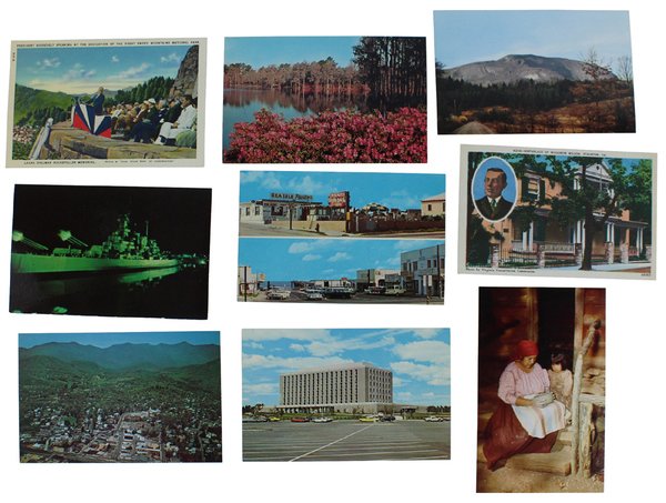 NORTH CAROLINA SPECIAL OFFER: 9 VINTAGE ORIGINAL USA POSTCARDS, ALL … | Immagine Gallery 1