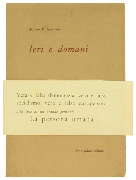 IERI E DOMANI (Il cammino dell'Uomo).