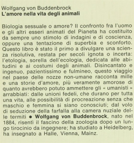 L'AMORE NELLA VITA DEGLI ANIMALI. Abitudini e costumi nuziali ai …