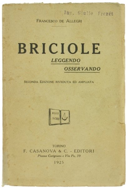 BRICIOLE. Leggendo, osservando.