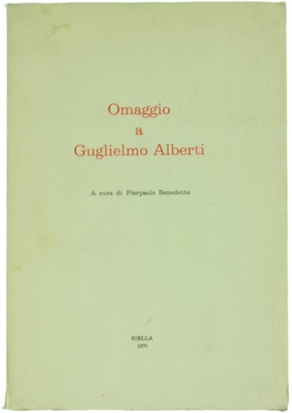 OMAGGIO A GUGLIELMO ALBERTI.