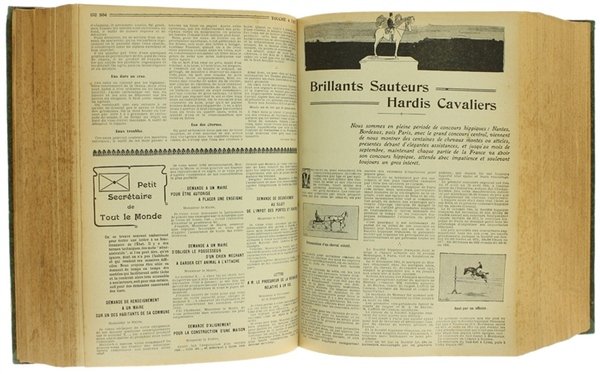 TOUCHE A TOUT. Magazine des magazines. Année 1908 complète.