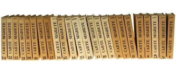 CARTE SEGRETE. Collezione completa dei primi 24 volumi. Rivista trimestrale …