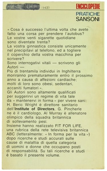 LA NOSTRA SALUTE "Fit for Life".