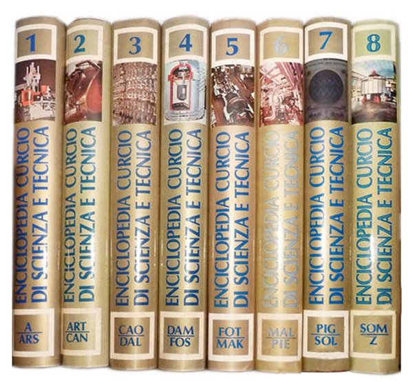 ENCICLOPEDIA CURCIO DI SCIENZA E TECNICA. [completa, in ottimo stato]