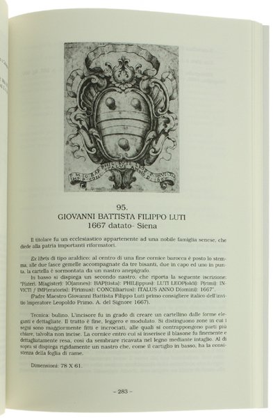 EX LIBRIS ITALIANI DEI SECOLI XVI E XVII - Origine …