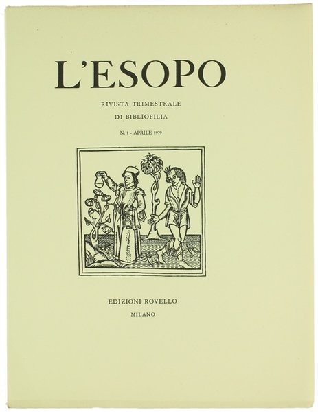 L'ESOPO - Rivista trimestrale di bibliofilia (ATTENZIONE: prezzo per fascicolo). | Immagine principale
