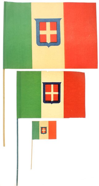 BANDIERINE PATRIOTTICHE DI CARTA.