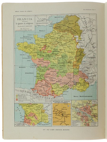 TESTO-ATLANTE di geografia storica generale e d'Italia in particolare. EVO …