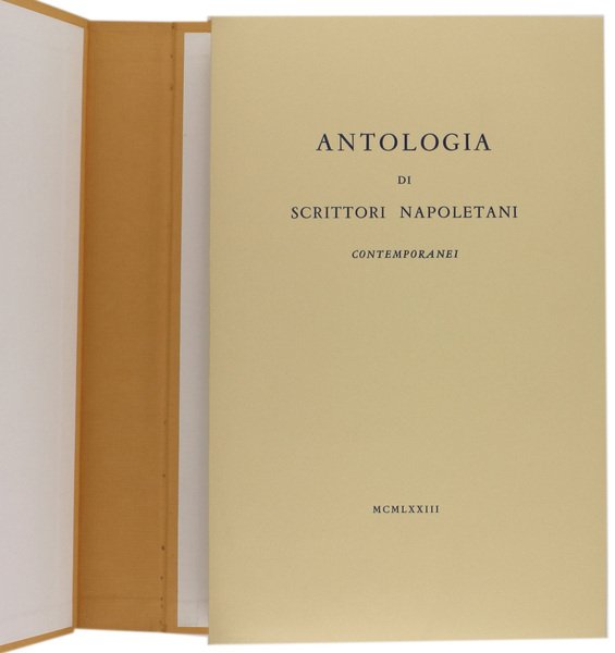 ANTOLOGIA DI SCRITTORI NAPOLETANI contemporanei.