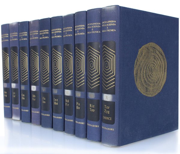ENCICLOPEDIA DELLA SCIENZA E DELLA TECNICA [10 volumi, come nuovi]