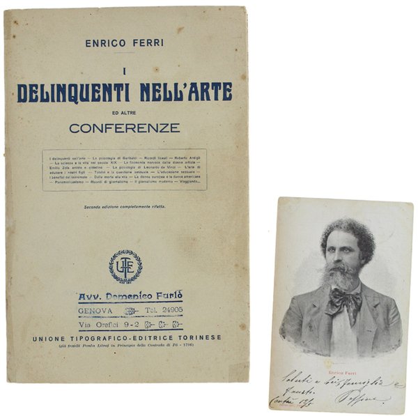I DELINQUENTI NELL'ARTE ed altre conferenze e saggi di scienza …