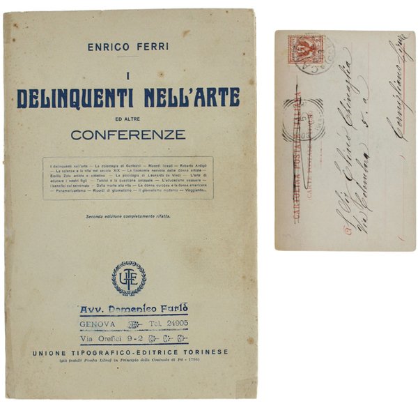 I DELINQUENTI NELL'ARTE ed altre conferenze e saggi di scienza …