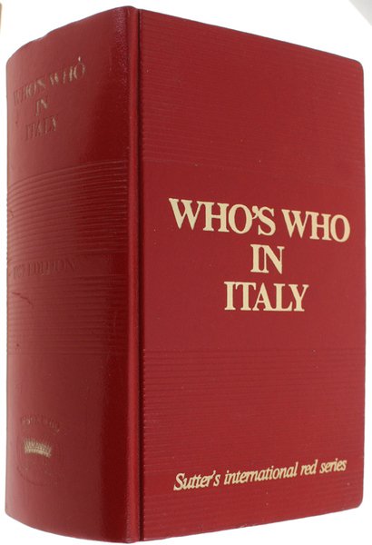 WHO'S WHO IN ITALY 1987