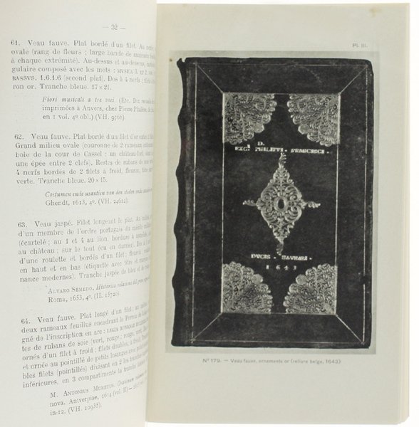 EXPOSITION DE RELIURES. Volume II: Du XVIIe siècle à la …