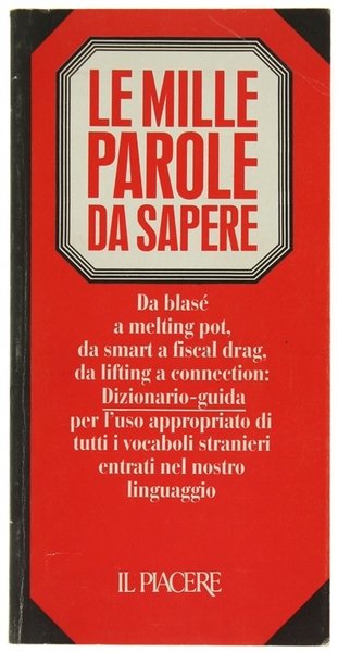 LE MILLE PAROLE DA SAPERE.