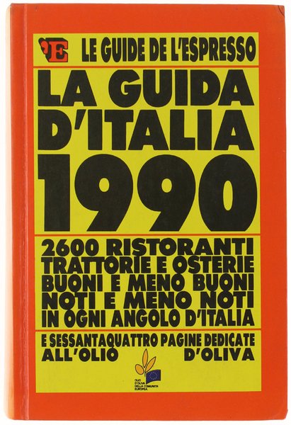 LA GUIDA D'ITALIA 1990.