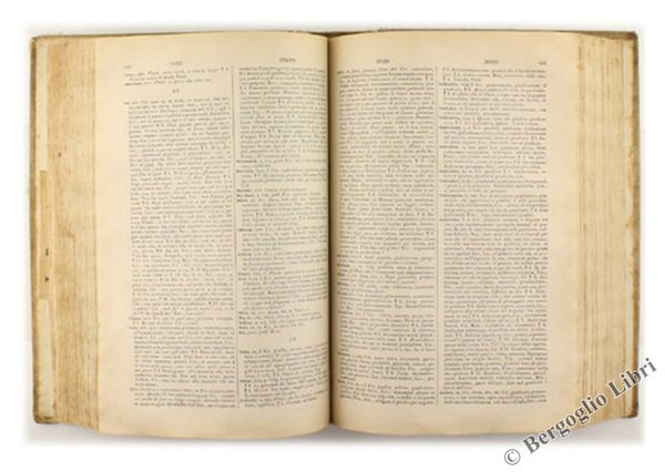 LEXICON LATINI ITALIQUE SERMONIS in Usum Scholarum - VOCABOLARIO ITALIANO-LATINO …