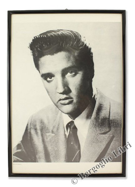 ELVIS PRESLEY. Ritratto fotografico incorniciato.