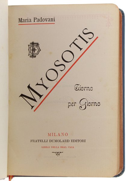 MYOSOTIS. Giorno per giorno.