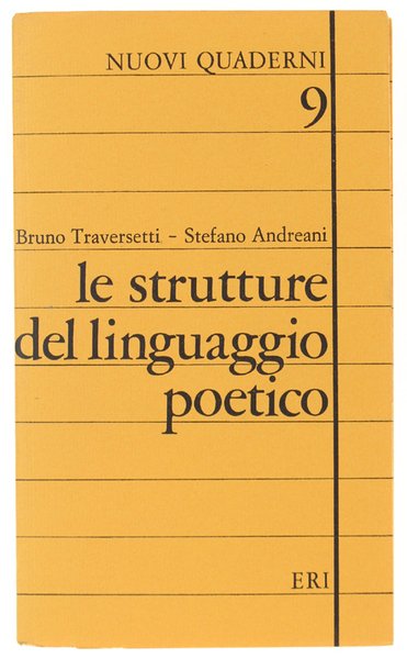 LE STRUTTURE DEL LINGUAGGIO POETICO (come nuovo).
