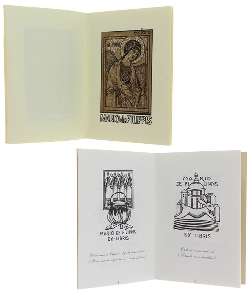 EX-LIBRIS D'ARTISTA dedicati a Mario Defilippis. Collezione di 46 libretti.