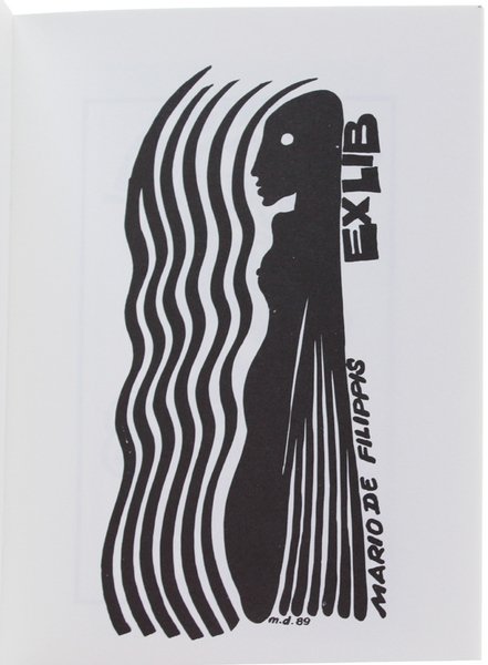EX-LIBRIS D'ARTISTA dedicati a Mario Defilippis. Collezione di 46 libretti.
