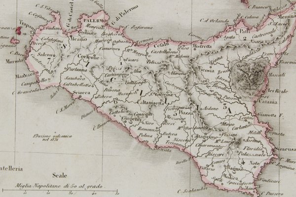 CARTA DELLE DUE SICILIE.