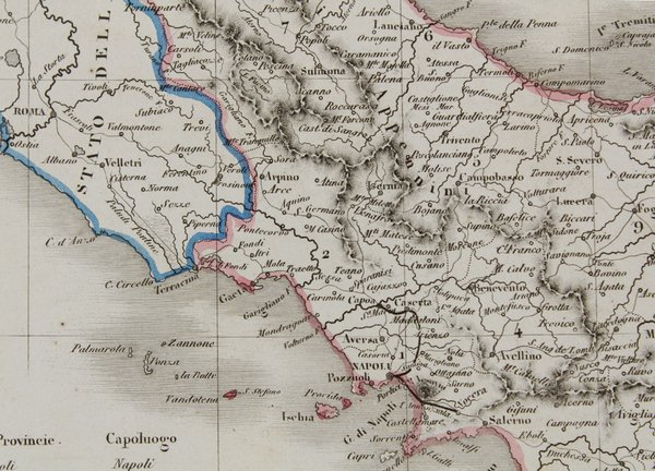 CARTA DELLE DUE SICILIE.