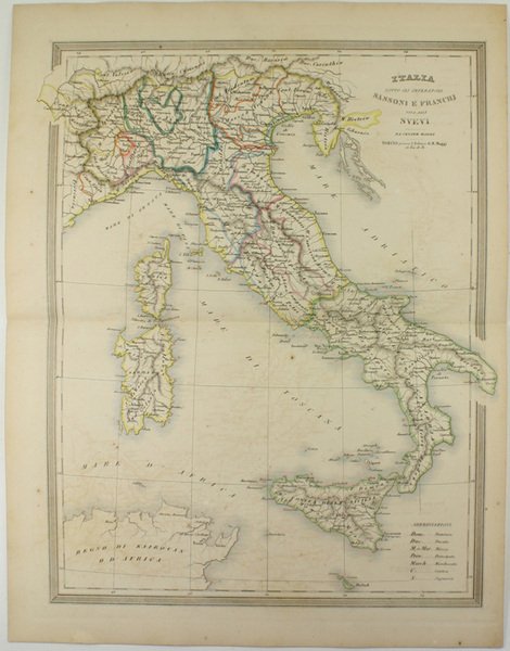 ITALIA SOTTO GLI IMPERATORI SASSONI E FRANCHI SINO AGLI SVEVI.